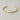 She Believed She Could So She Did Bangle - gold - flat lay close up