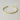 I Trust You Jesus Bangle - gold - flat lay close up