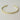 More Than Enough Bangle - gold - flat lay close up