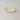 Be Strong And Courageous Bangle - gold - flat lay front