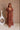 Kassandra Brown Puff Sleeve Midi Dress - full body