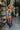Lena Teal Multi Floral Satin Midi Dress- full side view