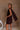 Brenna Brown Scarf Draped Mini Dress- side view