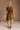 Lena Olive Green Cinched Mini Dress- full back view