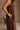 Lena Brown & Natural Polka Dot Lace Midi Dress- close up side view
