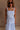Gracie Blue & White Striped Midi Dress - upper body front view