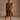 Lena Olive Green Cinched Mini Dress- full front view
