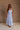 Gracie Blue & White Striped Midi Dress - full body