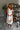 Amie White Scalloped Midi Dress - full body view