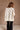 Maeve Cream & Black Polka Dot Sweatshirt- back view