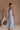 Amie Blue Scalloped Midi Dress - full body side view