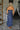 Kacey Navy Polka Dot Satin Midi Dress - full back view