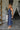 Kacey Navy Polka Dot Satin Midi Dress - side view