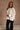 Maeve Cream & Black Polka Dot Sweatshirt- frontal side view