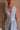 Amie Blue Scalloped Midi Dress - close up front view