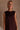 Brenna Brown Scarf Draped Mini Dress- close up front view