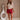 lila Maroon Lace Trim Shorts - full body front view
