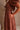 Kassandra Brown Puff Sleeve Midi Dress - close up side