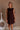 Brenna Brown Scarf Draped Mini Dress- close up front view