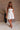 Sadie White Flare Mini Dress- full body view