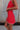 Adaline Red Scalloped Skirt - side view