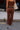 Nina Brown & Black Striped Pants - back view