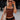 Nina Brown & Black Striped Tank Top - front view