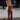 Nina Brown & Black Striped Pants - full body front view