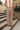 Alana Brown & Cream Stripe Wide Leg Pants- full back view