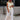 Lucia White Wide Leg Pants- full body view