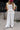 Lucia White Wide Leg Pants- front view