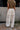 Jade Cream Lace Drawstring Pants- close up back view