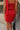 Selena Red & Cream Polka Dot Mini Skirt- back view