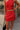Selena Red & Cream Polka Dot Mini Skirt- front view