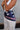 Stars & Stripes Navy Satin Scarf - side view