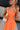 Jessa Orange & White Striped Midi Dress - upper body front view