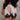 Sara Champagne Satin & Black Lace Shorts - close up front 