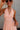 Alexi Orange Gingham Halter Mini Dress - close up front view