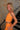 Adaline Orange Scalloped Tank Top - side