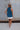 Imogen Teal Tie Detail Tank Top - full body back view