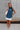 Imogen Teal Tie Detail Tank Top - full body front view