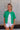 Aubrey Green Split Front Cardigan - front 