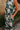 Eve Green Floral Satin Maxi Dress - close up