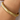 Earthbound Gold Ribbed Bangle- close up front view