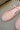 Mia Cherri Blush Slide-On Flat- close up top view