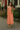 Aria Peach Midi Dress- full body view