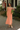 Aria Peach Midi Dress- front view