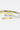 let gold bangle - gold and silver - back view
