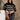 Melanie Black & Cream Striped Sweater - front view