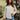 Gabby White Eyelet Button Up Top - front view